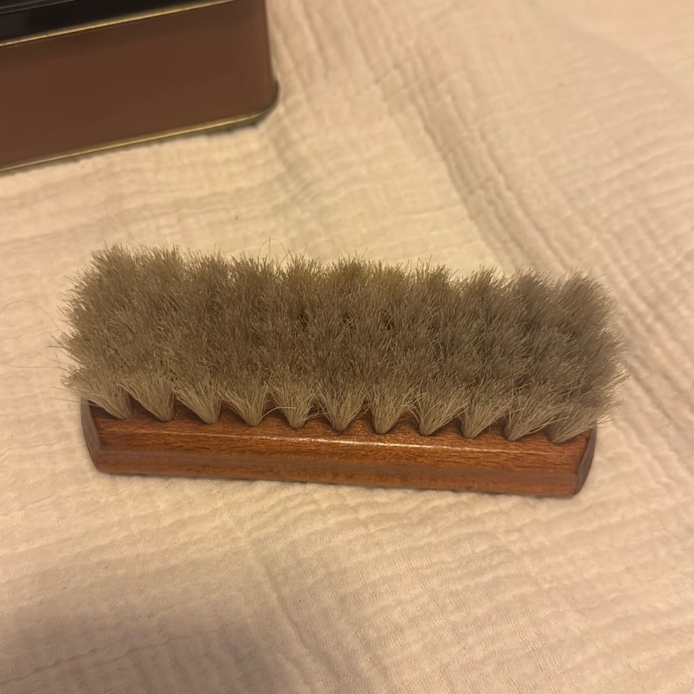 Vintage Coach Leather Care Collection with Wooden Horsehair Brush - Picture 3 of 6